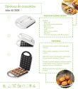 Peanut/cookie toaster (24 pieces) Adler AD 3039 Valge