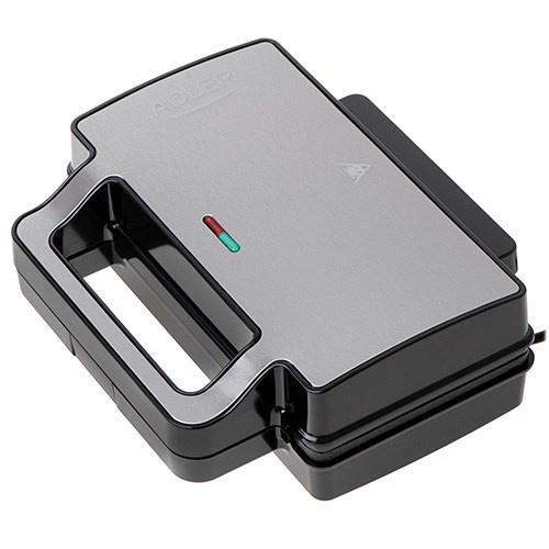 Adler AD 3073 Sandwich toaster Silver - Must