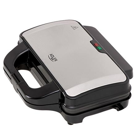Adler | Sandwich maker | AD 3043 | 900 W | Number of plates 1 | Number of pastry 2 | Must