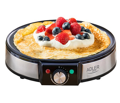 Adler AD 3058 crepe maker 1 crepe(s) 1600 W Black, Stainless steel