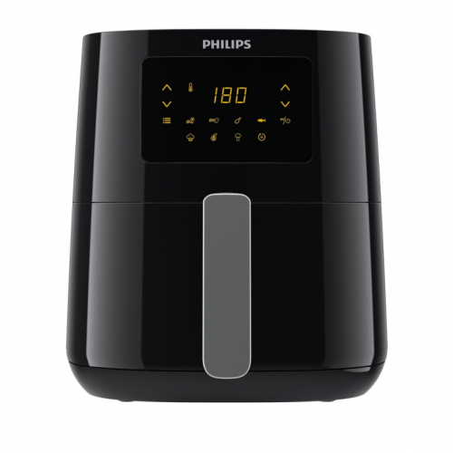 Philips Essential HD9252/70 fryer Single 4.1 L Stand-alone 1400 W Hot air fryer Black, Silver