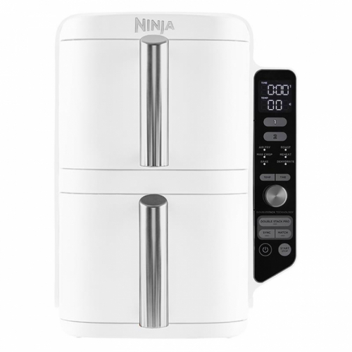 Ninja Double Stack XL 9.5L, 2470 W, valge - Kuumaõhufritüür / SL400EUWH