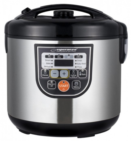 Esperanza EKG011 multi cooker 5 L 860 W Black, Stainless steel