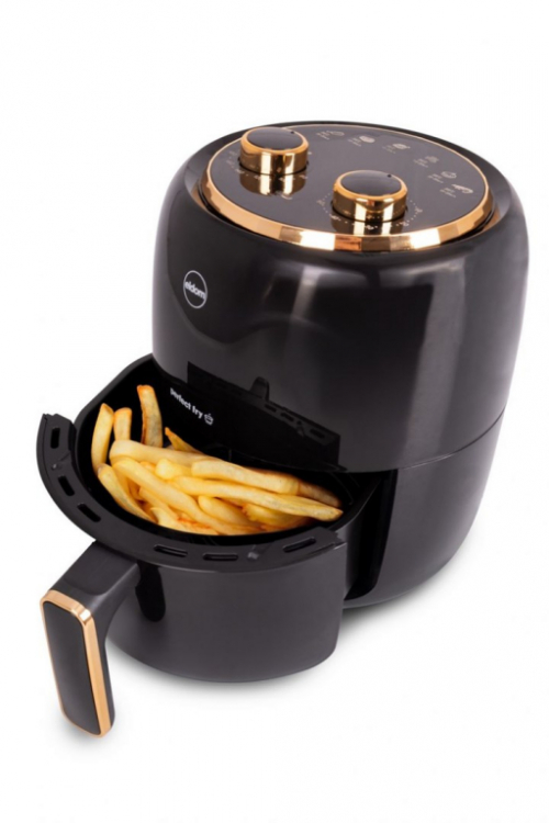 ELDOM FRITTO fat-free fryer, capacity 3.5 l, adjustable temp., clock, 1300 W