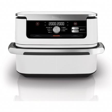Ninja AF500EUWH Foodi FlexDrawer 10,4L Heißluftfritteuse Weiß