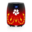 Princess | Digital Aerofryer XXL | 182025 | Power 1500 W | Capacity 4.5 L | Black