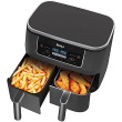 NINJA | Air Fryer | AF300 | Power 1 frying compartment: 1200 W; 2 frying compartments: 2400 W W | Capacity 7.6 L | Black