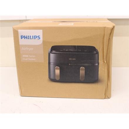 Renew. Philips NA352/00 Airfryer, 2750 W, Pan volume 9 L, Charcoal Grey/Copper | Philips | Airfryer | NA352/00 | Power 2750 W | Capacity 9 L | Rapid Air technology | Charcoal Grey/Copper | DAMAGED PACKAGING