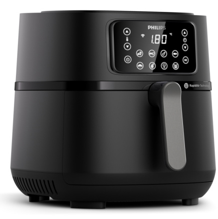 Philips 5000 Series XXL Connected Air Fryer HD9285/93, 7.2L, Black
