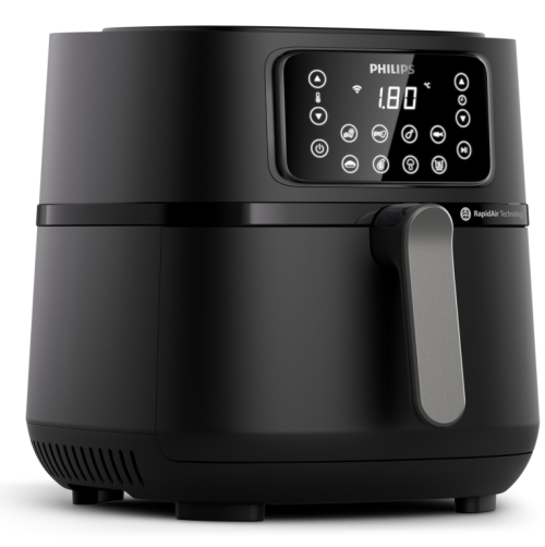 Philips 5000 Series XXL Connected Air Fryer HD9285/93, 7.2L, Black