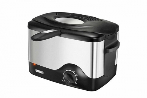 Unold 58615 fryer Single Stand-alone 1200 W Deep fryer Black, Stainless steel