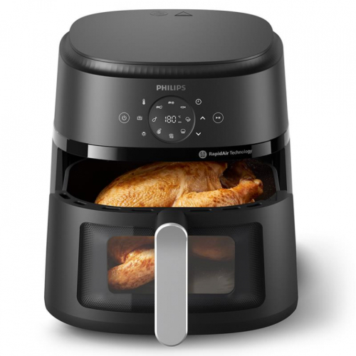 Philips Airfryer 2000 seeria, 6.2 L, 1700 W, must - Kuumaõhufritüür / NA231/00