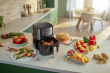 Philips Essential HD9252/70 fryer Single 4.1 L Stand-alone 1400 W Hot air fryer Black, Silver