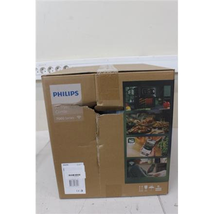 Восстановленный. Philips HD9876/90 Ovi XXL Airfryer, 8.3 L, Black | Philips XXL Airfryer | HD9876/90 Ovi | Power 2200 W | Capacity 8.3 L | Black | DAMAGE PACKAGING