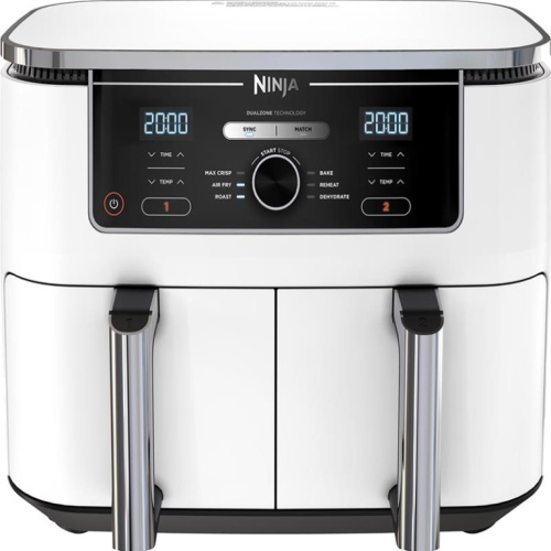 Ninja Foodi MAX Dual Zone, 9.5 L, 2470 W, valge - Kuumaõhufritüür / AF400EUWH