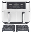 Ninja AF400EU Foodi MAX Dual Zone 9,5L Heißluftfritteuse Weiß
