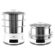 TEFAL Steamer Pot | VC502D10 | 0.7 L | Number of programs 8 | White/Stainless Steel