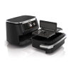 Ninja AF500EU fryer Double 10.4 L Stand-alone 2470 W Hot air fryer Black, Stainless steel