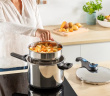 Pressure cooker TEFAL SECURE TRENDY 6L + stainless steel basket