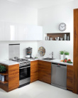 Amica Food stemaer black-white PT3011