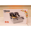 Taastatud. Tristar FR-6937 Double Fryer, Stainless Steel | Tristar | Double Fryer | FR-6937 | Power 2 x 1800 W | Capacity 6 L | DAMAGED PACKAGING, DENT ON SIDE, BROKEN HANDLE