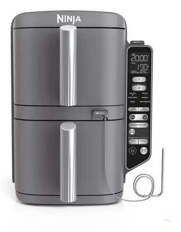 Ninja SL451EU fryer Double 9.5 L Stand-alone 2470 W Hot air fryer Черный