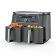 Ninja DZ400EU fryer Double 9.5 L Stand-alone 2470 W Hot air fryer Grey