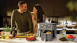 Ninja DZ400EU fryer Double 9.5 L Stand-alone 2470 W Hot air fryer Grey