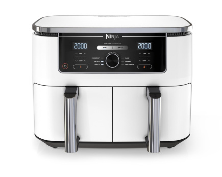 Ninja AF400EU Double 9.5 L Stand-alone 2470 W Hot air fryer Valge