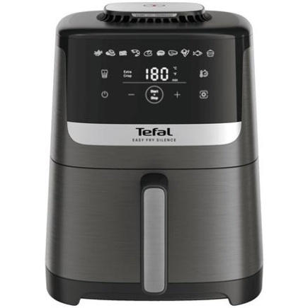 TEFAL Air Fryer | Easy Fry Silence EY551HE0 | Power 1650 W | Capacity 5 L | Gray