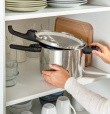 Pressure cooker TEFAL SECURE TRENDY 6L + stainless steel basket