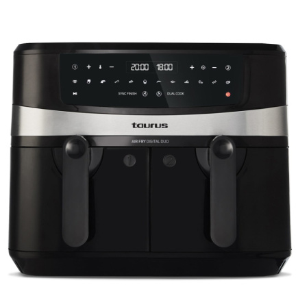 Taurus Air Fry Digital Duo Double 9 L 2200 W Hot air fryer Must