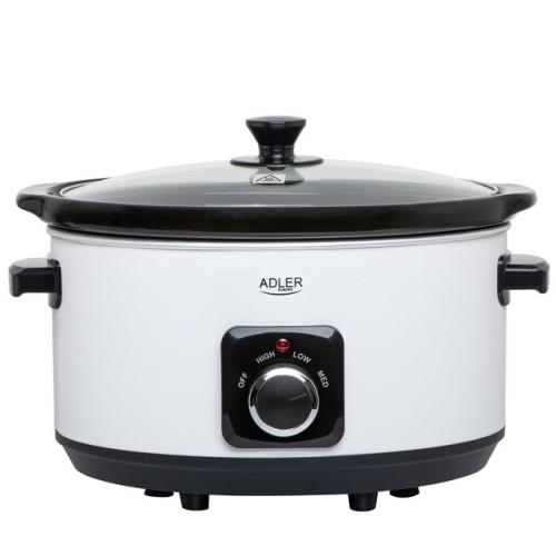Adler AD 6413W Slow cooker 5.8 l Valge