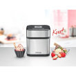 Rommelsbacher IM 12 ice cream maker Traditional ice cream maker 1.5 L Black, Stainless steel