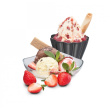 Rommelsbacher IM 12 ice cream maker Traditional ice cream maker 1.5 L Black, Stainless steel