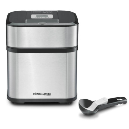 Rommelsbacher IM 12 ice cream maker Traditional ice cream maker 1.5 L Must, Stainless steel