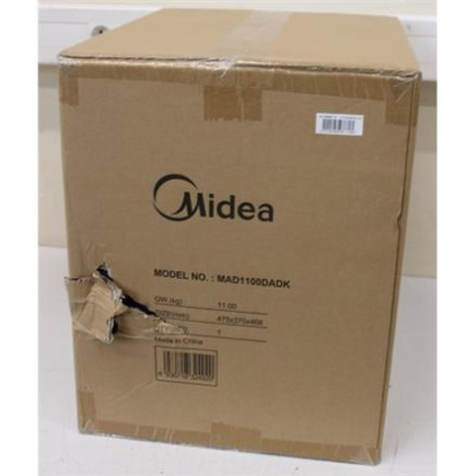 Renew. Midea MAD1100DADK Air fryer digital,Two-zone cavity, 6.4L + 4.4L | Midea | Two Zone Airfryer | MAD1100DADK | Power 1850 W | Capacity 4.4/6.4 L | Rapid Air technology | Black | UNPACKED, SCRATCHED