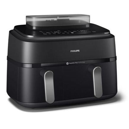 Philips | Dual Basket Airfryer | NA551/00 5000 Series | Power 2750 W | Capacity 9 L | RapidAir Plus and Air Steam | Must