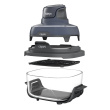 Ninja CRISPi Single 3.8 L 1700 W Hot air fryer Blue, Grey, Transparent