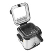 Mesko Home MS 4910 fryer Single 1.5 L Stand-alone 900 W Deep fryer Must, Satin steel