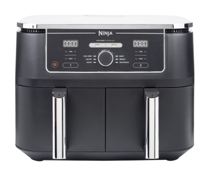 Ninja AF400EU fryer Double 9.5 L Stand-alone 2470 W Hot air fryer Must Ninja AF400EU fryer Double 9.5 L Stand-alone 2470 W Hot air fryer Must