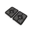 Ninja AF500EU fryer Double 10.4 L Stand-alone 2470 W Hot air fryer Must, Stainless steel