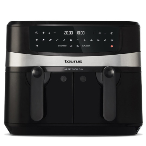 Taurus Air Fry Digital Duo Double 9 L 2200 W Hot air fryer Черный