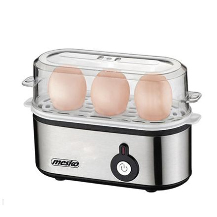 Mesko | Egg boiler | MS 4485 | Stainless steel | 210 W | Functions For 3 eggs Mesko | Egg boiler | MS 4485 | Stainless steel | 210 W | Functions For 3 eggs