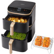 Cosori Turbo Tower Pro Smart Single 10.8 L Stand-alone 2630 W Hot air fryer Must, Gold