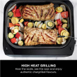 NINJA | 6-in-1 MAX Grill and Air Fryer | DG551EU | 3.8 L | Number of programs 6 | Silver/Black