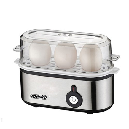 Mesko MS 4485 egg cooker 3 egg(s) 210 W Черный,Silver,Transparent