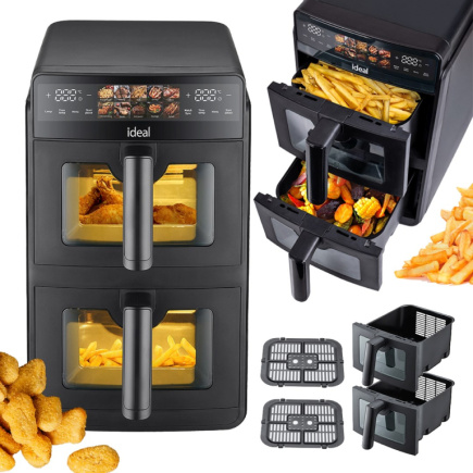 ELDOM Double vertical fat-free fryer 10 l