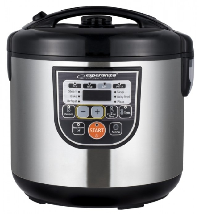 Tootefoto - Esperanza EKG011 multi cooker 5 L 860 W Black, Stainless steel