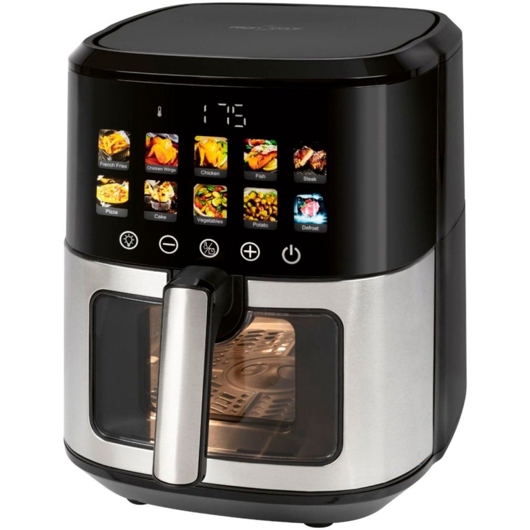 Tootefoto - ProfiCook PC-FR 1286 H fryer Single 6.5 L Stand-alone 1700 W Hot air fryer Black, Stainless steel